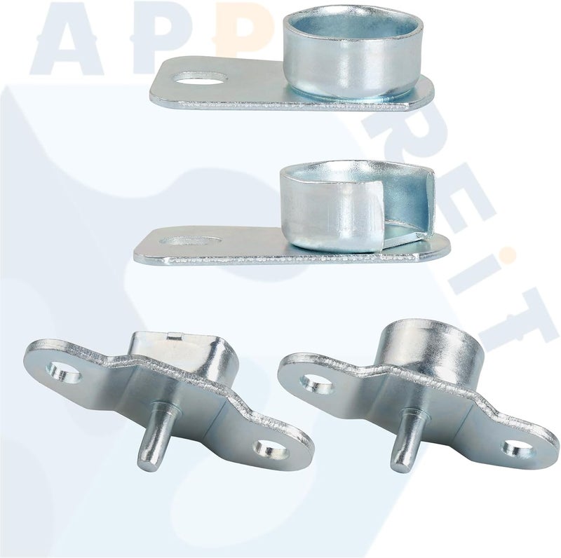 APPERFiT Tailgate Hinge Kit for Rear Tail gate Door Panel & Body Side Compatible with Chevrolet Chevy GMC Truck C1500 C2500 C3500 K1500 K2500 K3500 1993-2000 Tailgate Hardware Parts - Image 4